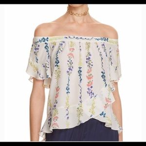 NWT BCBGMaxAzaria Trixy Off the Shoulder Top